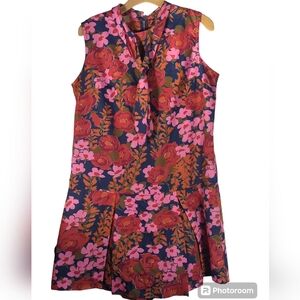 Vintage 60's Romper Skort dress